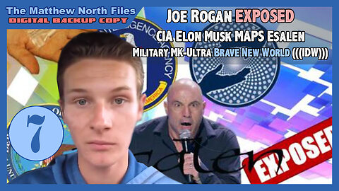 Joe Rogan EXPOSED CIA Elon Musk, MAPS, Esalen, Military MK Ultra Brave New World (((IDW)))