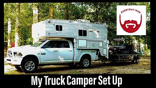 My Truck Camper Set Up