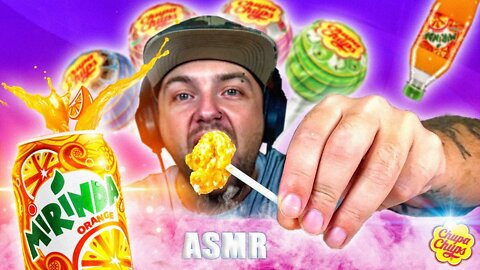 THE CHUPA CHUPS LOLLIPOP with MIRINDA BROKEN MY TONGUE ASMR | EATING SOUNDS (NO TALKING) MUKBANG