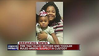 Mother, 2-year-old daughter die in arson fire on Detroit's west side