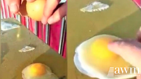 Here’s What Happens If You Crack An Egg Outside In One Of The Coldest Places On Earth