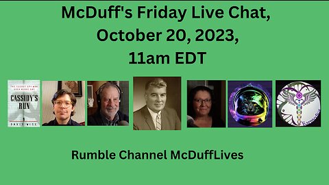 McDuff's Friday Live Chat, October 20,2023