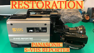 Restoring an Old S-VHS Journalist Reporter Camera | Retro Repair Guy Episode 12