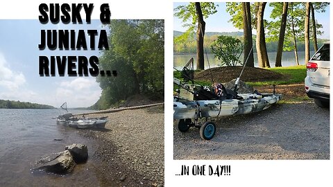 2 Smallmouth Rivers in One Day(Susquehanna & Juniata)