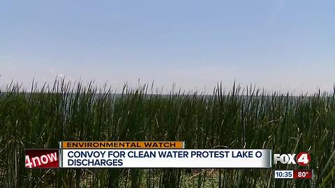 Hundreds gather near Lake O for clean water protest