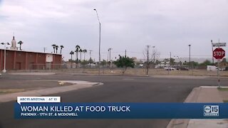 Woman killed in Phoenix while ordering from food truck