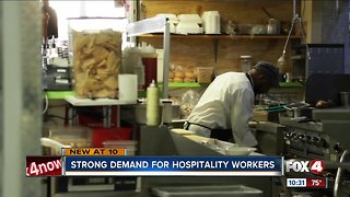Strong demand for hospitality workers