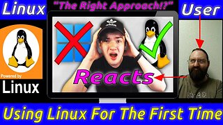 Linux User Reacts - USING LINUX FOR THE FIRST TIME