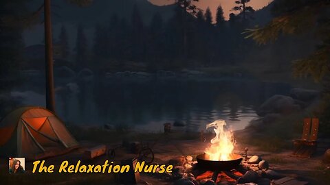 🔥 Crackling Campfire Ambience with Night Crickets And Soft Wind. Made for Relaxation & Sleep, Enjoy