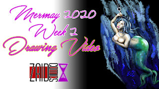 Mermaid for MerMay 2020 - Draw Along