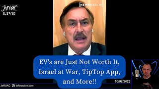 EV's are Just Not Worth It, Israel at War, TipTop App, and More!!