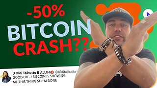 NO!!! IS BITCOIN PREPARING A 50% CRASH.......???