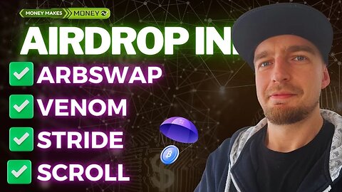 ✅AIRDROP Info - ARBSwap + Slinshot + Stride + Venom + WYGRAJ IPhone 14 Pro MAX!