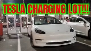 🚗 TESLA 🚗 Charging At The Arizona Mills Mall!! New Chill Spot!!!
