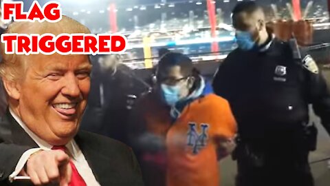 Lefty Arrested For Attacking Madlad Who Flew Giant ‘Trump Won’ Flag