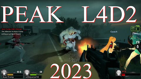 Anime Girls, FNAF, And Juggalos! PEAK L4D2 In 2023. Modded Left 4 Dead 2 Gameplay Highlights