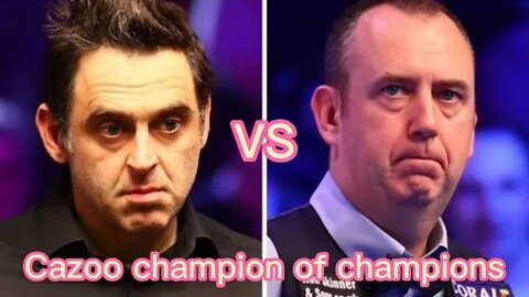 Ronnie o'sullivan Vs Mark Williams Incident champion of champions full frame