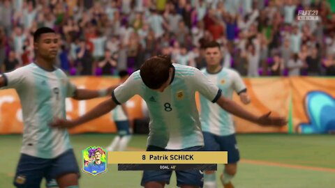 Fifa21 FUT Squad Battles - Patrick Schick goal