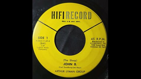 Arthur Lyman Group - (The Sloop) John B.