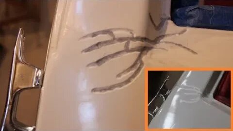 Gelcoat/Fiberglass Crack Repair. Marine-Tex Epoxy.