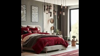 Big Style Cozy Spaces Interior Bedroom Design Inspiration in Red