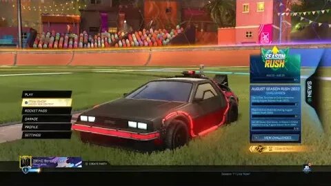 Rocket league live trying to get a win