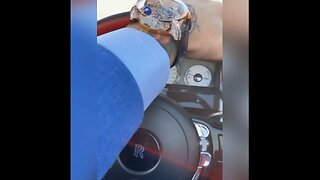 Conor Mcgregor shows off $1 million Astronomia Baguette diamond dome watch in Rolls Royce Phantom