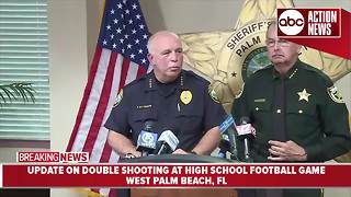 Presser: Two people shot during high school football game in West Palm Beach, Florida