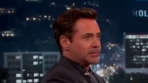 Robert downey junior puts Jimmy Kimmel in his place -body language drama