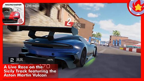 A Live Race on the Sicily Track featuring the Aston Martin Vulcan | Racing Master