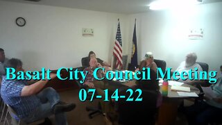 No. 717 – Basalt City Council Meeting 07–14–22