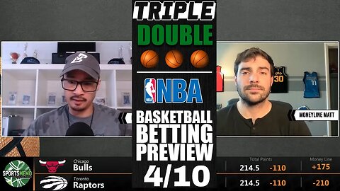 NBA Picks & Predictions | Play-in Tournament & Playoff Series Lookahead | SM Triple-Double April 10