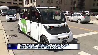 May Mobility, Bedrock to welcome autonomous shuttles to Detroit