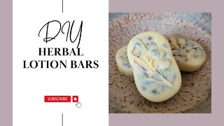 How to Make Herbal Lotion Bars // DIY Lotion Bars