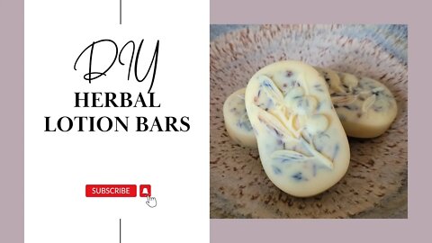 How to Make Herbal Lotion Bars // DIY Lotion Bars