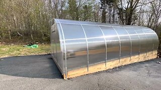 Greenhouse project completed #greenhouse #greenthumb #farming #homesteading #food