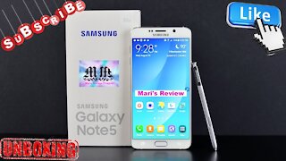 SAMSUNG GALAXY NOTE 5 UNBOXING AND REVIEW