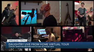 Chris Daughtry live from home virtual tour