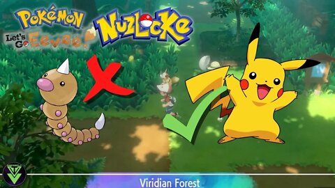 Attempting My First Pokémon Nuzlocke! Pokémon: Let's Go, Eevee! Ep. 2 - Viridian Forest Mishaps