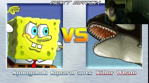 SpongeBob SquarePants VS Killer Whale In An Epic Battle In The MUGEN Video Game With Live Commentary