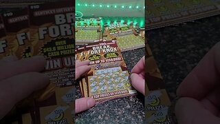 4 WINNING Scratch Off Lottery Tickets!!