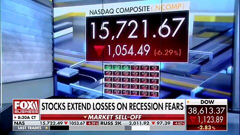 U.S. STOCKS Fall 1.93 Trillion Lost.