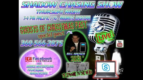 Shadow Chasing Show - Between 2 Worlds Radio guest -Paranormal Spirit Box - Bill Hauser 25-1-2024
