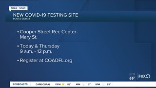 New COVID-19 testing site in Punta Gorda, Florida