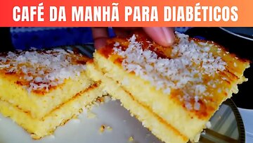 Receita deliciosa de queijadinha low carb de Café da manhã para DIABÉTICOS.