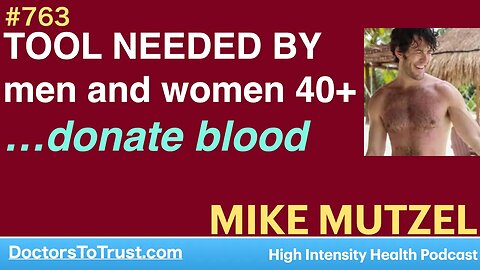 MIKE MUTZEL 1 | TOOL NEEDED BY ALL men and women 40+…donate blood to improve health