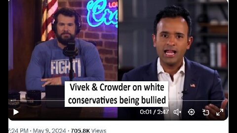 Vivek & Steven Crowder on white conservatives being afraid to talk about certain topics