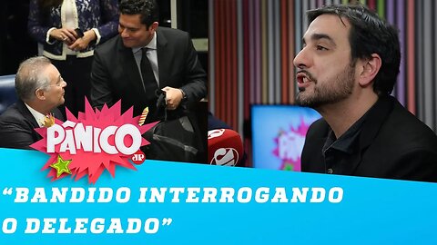 Silvio Navarro sobre Renan Calheiros interrogando Moro: 'É o poste mijando no cachorro'