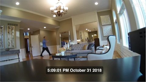 Home surveillance shows convicted felon who posed as homebuyer to steal