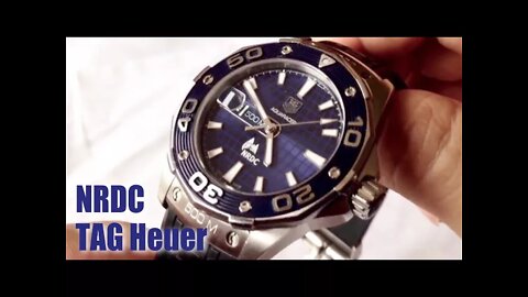 TAG Heuer Aquaracer Leonardo Dicaprio NRDC Limited Edition Automatic Diver Watch Review